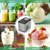 Electric Ice Cream Maker Machine Automatic 3 Modes 1.6 Quart Steel LCD Display