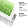 Shaggy Rug Anti-Slip Fluffy Rugs Large Soft Carpet Mat Living Room Bedroom Rugs