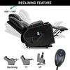 Riser & Recliner Armchair Leather 8 Point Electric Heated Massage Sofa Arm Chair