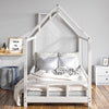 House Frame Kids Toddler Bed Boys Girls Bedroom Bedstead Bed Frame Pine Wood