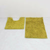 2 Piece Loop Bath Mat Ultra Soft Bathroom Rug Anti Slip Toilet Rug Pedestal Set