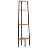 Corner Shelving Unit Industrial Ladder Bookcase Modern Storage Display Cabinet