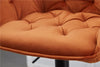 2/4X Luxury Bar Stools Velvet Padded＆Armrest Swivel Bar Chairs Breakfast Kitchen