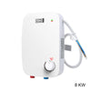 220V 8kW 10kW Electric Instant Water Heater Tankless Shower System Portable Bath