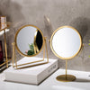 Golden Dressing Table Vanity Mirror FreeStanding Tabletop Makeup Cosmetic Mirror
