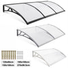 Door Canopy Awning Shelter Front Back Outdoor Porch Patio Window Roof Rain Cover