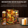 DIY Miniature Dollhouse Kit 1:24 Scale Wooden Room Making Kit with brWfm