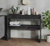 Small Hallway Console Table Slim Entryway Cabinet Grey Gloss Sideboard Unit