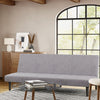Grey 2-3 Seater Sofa Bed Recliner Leaning Sleeper Beds Couch Settee Upholstered