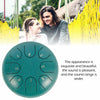 6inch Steel Tongue Drum C-Key Hand Pan Drum Mind Yoga Meditation Blue SNA