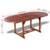 Folding Garden Table Solid Wood Teak /Acacia Kitchen Dining Table Outdoor Bistro