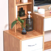 Dressing Table With Drawers Mirror Stool Set Makeup Desk Vanity Table Bedroom
