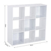 9 Cube Cabinet Bookcase Storage Rack Square Shelving Cupboard Unit Chipboard