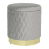 Ottoman Storage Velvet Footstool Seat Stool With Cover Toy Box Lounge Bedroom