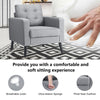 Modern Upholstered Accent Sofa Chair Button Tufted Armchair Leisure Lounge Chair