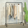 5.6ft Strong Garment Clothes Rail Large Heavy Duty Hanging Display Stand Closet