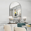 Premium Large Arched Wall Mirror Bathroom Vanity Mirror Windowpane Mantle Deco