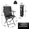 Folding 360° Swivel Seat Portable Mesh Shooting Chair Hunting Stool Blind Chair