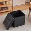 38*38*38cm Folding Ottoman Storage Box Seat Stool Chair Footstool Bench Chair