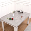Modern Wooden Dining Table Grey&White Solid Kitchen Home Furniture 138CM*90CM