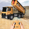 HUINA 1573 1:14 RC Truck 10CH Remote Control Dump Truck Engineering Car Toys