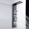 Thermostatic Shower Panel Column Tower With Body Jets Twin Head Bathroom Showe
