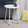 49x42cm Side Table Round Metal Coffee Table for Living Room Decorative Furniture