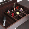 Dressing Table With Mirror Modern Makeup Desk Bedroom Vanity Table Set + Stool