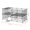 12/24/36 Panels Pet Cage Metal Playpen Dog Cat Rabbit Play Pen Wire Run Fence UK