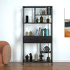 Vintage Industrial Bookcase Large Rustic Shelf Tall Side Cabinet Display Storage