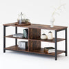 TV Stand Console Table Industrial 3-Tier Rustic Console Entryway/Hallw