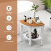 Bathroom Shower Bench Stool 2-Tier Corner Shower Bath Seat Waterproof Foot Rest