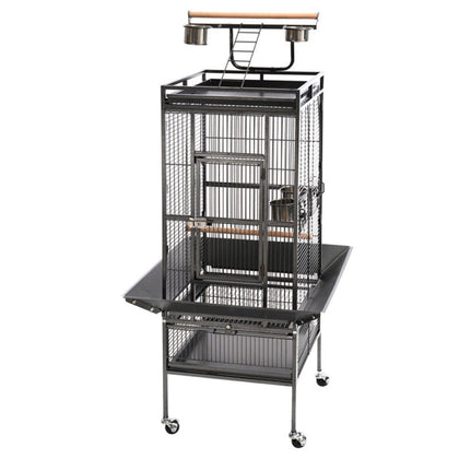 PlayTop Perches Parrot Cage Bird Pet Flight Hutch Stand Budgies Canary Aviary UK