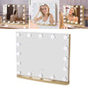 Hollywood Cosmetic Mirror LED Light MakeUp Vanity Shaving Bath Round/Rectangular