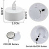 LED Flameless Candle Battery Operated Tea Light Flickering Celebrate UK Stock