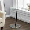 Tempered Glass Tea Coffee Table Side Small End Stand Teapoy Desk Metal Pedestal