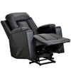 Electric Rise Power Lift Pu Leather Recliner Armchair Sofa Chair Black QA