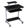 PC Computer Desk Writing Study Table Office Home Workstation on Wheels Furniture