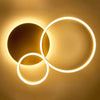 Modern Lamp 3/5 Ring LED Ceiling Light Chandelier Lights Living Room Dining Room