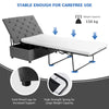 2-in-1 Convertible Sofa Bed Folding Ottoman Sleeper Space Saving Couch Lounger