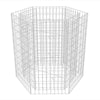 Gabion Baskets Outdoor Cages Stone Wire Mesh Planter Raised Vegetable Bed Steel
