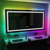 Extral Large Rectangular RGB Light LED Bathroom Mirror Illuminated Makeup Mirror