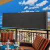 Home Patio Terrace Retractable Side Awning Wind Sunshade Fence Privacy Screen