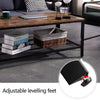 Industrial Retro Coffee Table Vintage Steel Frame Side End Desk Home Living Room