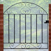 High and Wide Garden Gate Wrought Iron Metal Garden Side Gates Safety Door Yard