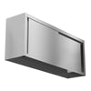 150*35*60cm Stainless Steel Wall Hanging Cabinet Sliding Door Intermediate Floor