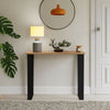 Industrial Console Table Vintage Rustic Unit Sofa Sideboard Slim Desk Hallway