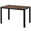 Dining Table and 2 / 4 Chairs Bench Set 4 / 6 Seater Home Kitchen Room Furniture