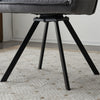 2x Swivel Accent Chair Upholstered Armchair Dining Chairs Home Office Desk Chair