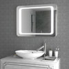 Wall LED Bathroom Mirror Light Touch Switch Sensor Demister Pad Make Up Mirror